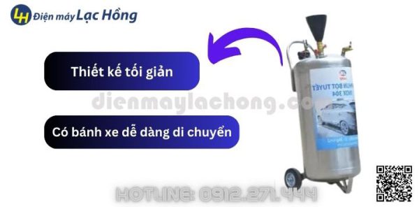 Thiết kế nhỏ gọn giúp người dùng thuận tiện khi sử dụng