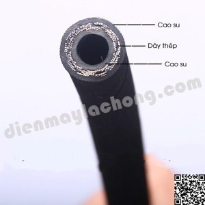 Cấu tạo của dây rửa xe cao áp 2 lớp thép cực kỳ dày, độ bền cao