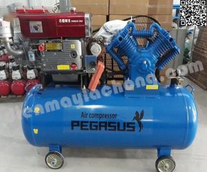 Máy nén khí Pegasus 70 L 2 HP cung cấp năng lượng cho máy hoạt động ổn định