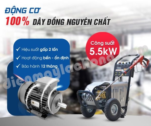 Động cơ từ đồng nguyên chất cho khả năng hoạt động bền bỉ