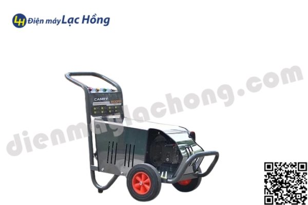 Đầu bơm rửa xe có hệ thống tuần hoàn nước giúp tản nhiệt tốt