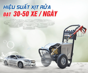 Máy rửa xe cao áp Lutian 3kW - 2200 PSI có khả năng xịt rửa mạnh mẽ