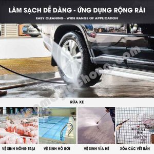 Ứng dụng của máy rửa xe cao áp trong nông nghiệp, chăn nuôi