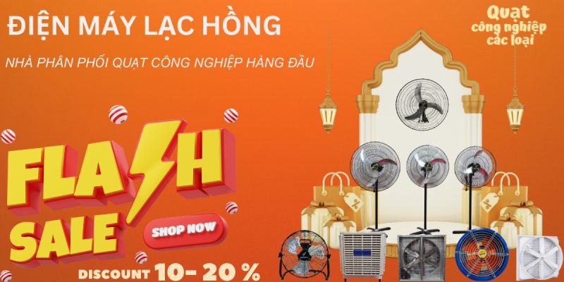 Điện máy Lạc Hồng - nhà phân phối các sản phẩm quạt công nghiệp hàng đầu tại Hà Nội