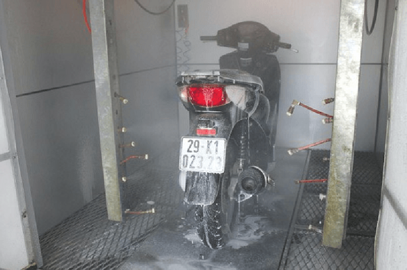 Máy được trang bị hệ thống cảm biến hiện đại